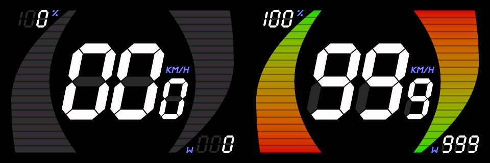 New graphic design for the display.